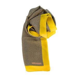 Borbonese Yellow Silk Women Women's Scarf